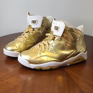 Jordan 6 Pinnacle Metallic Gold Men's Size 10.5
